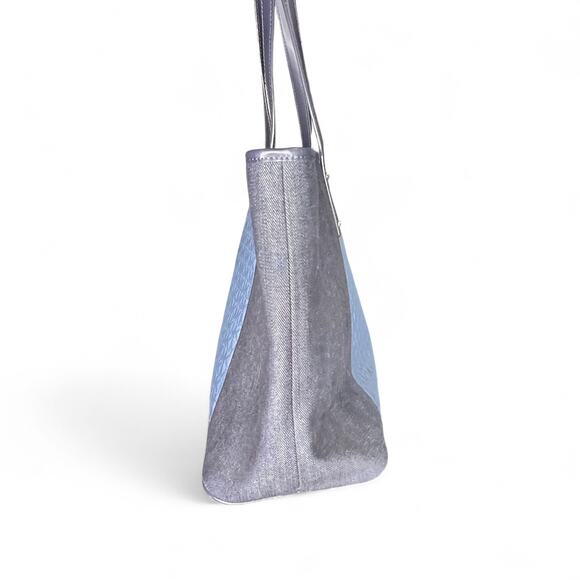 Michael Kors Carter Signature Denim XL Open Tote, Created for Macy's - Picture 5 of 11